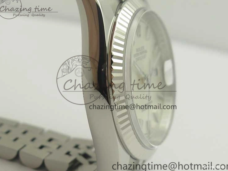 0104 DateJust 36 SS 116234 ARF 1:1 Best Edition 904L Steel Silver Dial on Jubilee Bracelet SH3135 V BestValue 3390